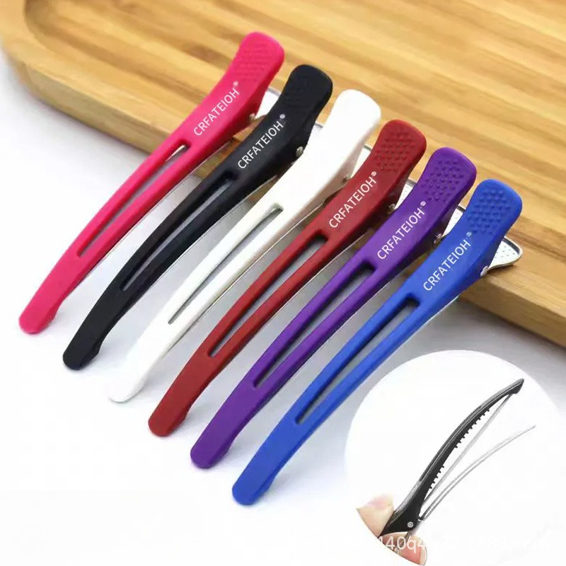 Crocodile Clip Set - 6 pièces/ensemble de pinces à cheveux