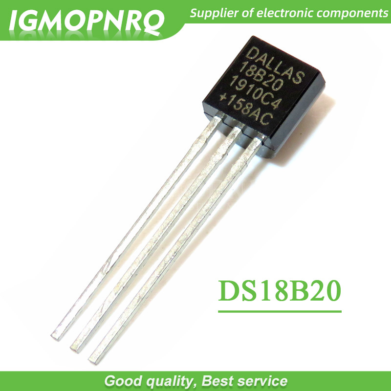 Ds18B20 Temperature Sensor - Puce Therye.com DS18B20 18B20 18S20 TO-92