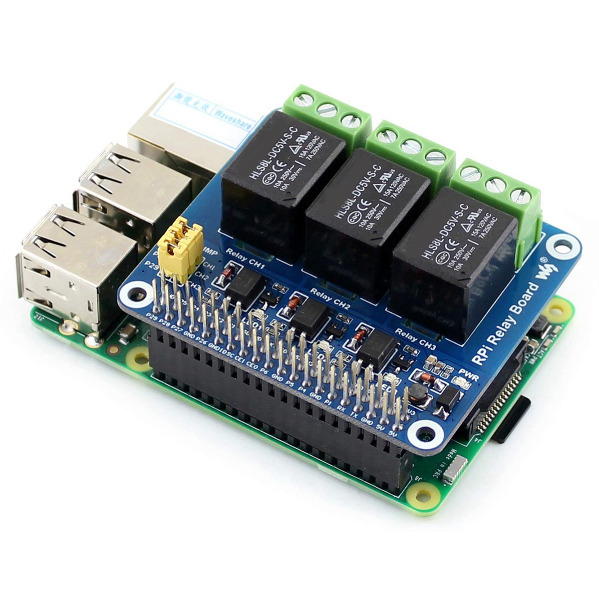 Raspberry Pi Zero - Module de relais 3 canaux 5V