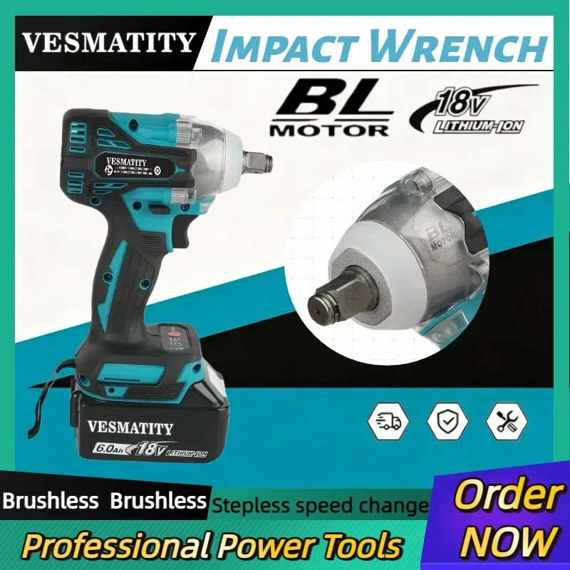 Makita Drill Dtw300 - Tournevis électrique sans fil DTW300, perceuse-visseuse
