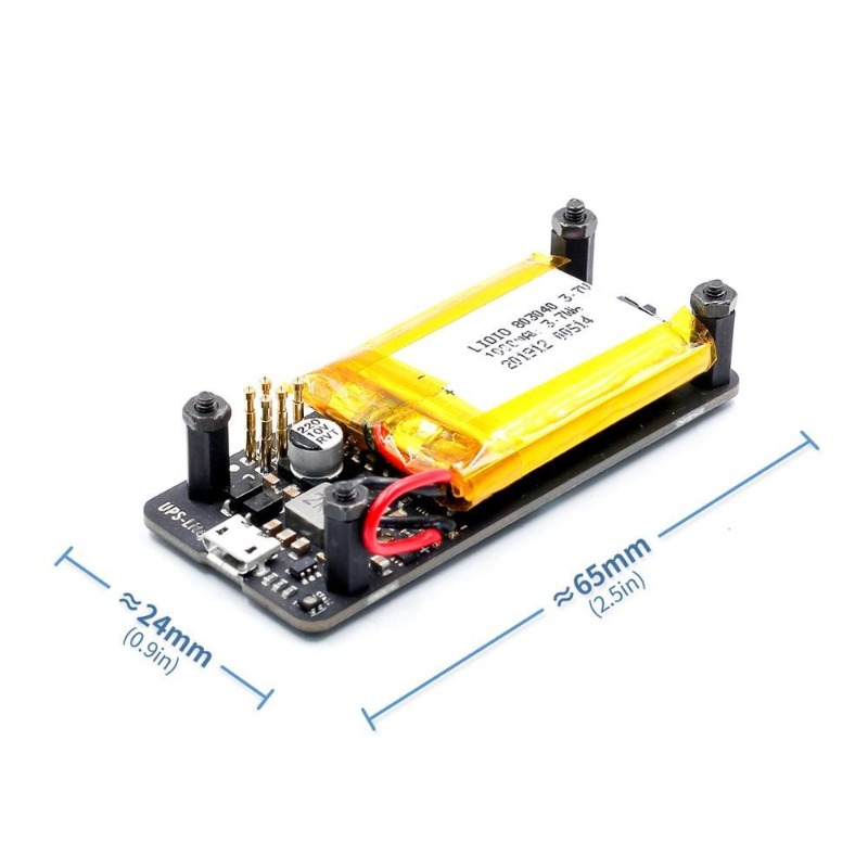 Raspberry Pi Zero - Module UPS-Lite pour Raspberry Pi Zero