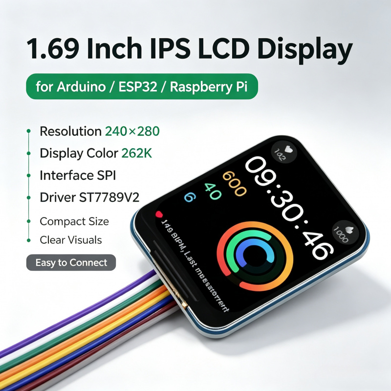 Raspberry Pi Zero - Module LCD IPS 1.69 pouces ST7789V2