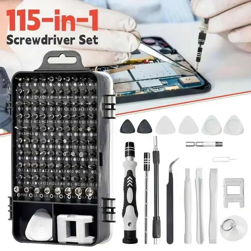 Diy Electronics Project Kit - Kit de tournevis de précision 115-en-1