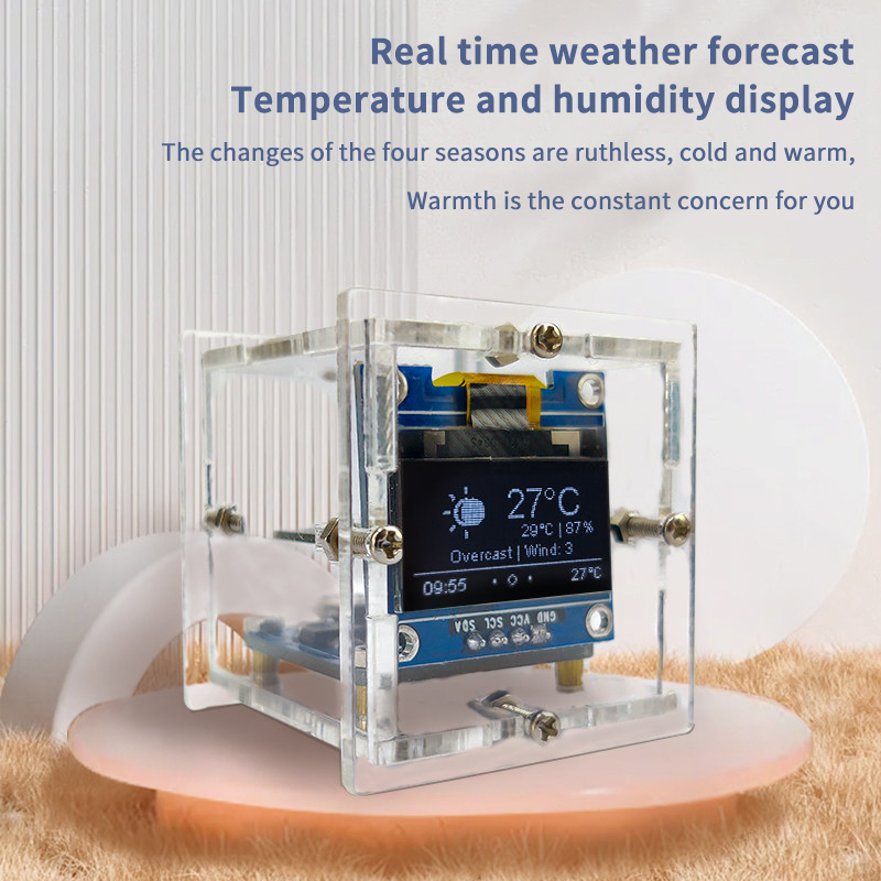 Kit d'horloge météo miniature  - Diy Electronics Project Kit avis et prix