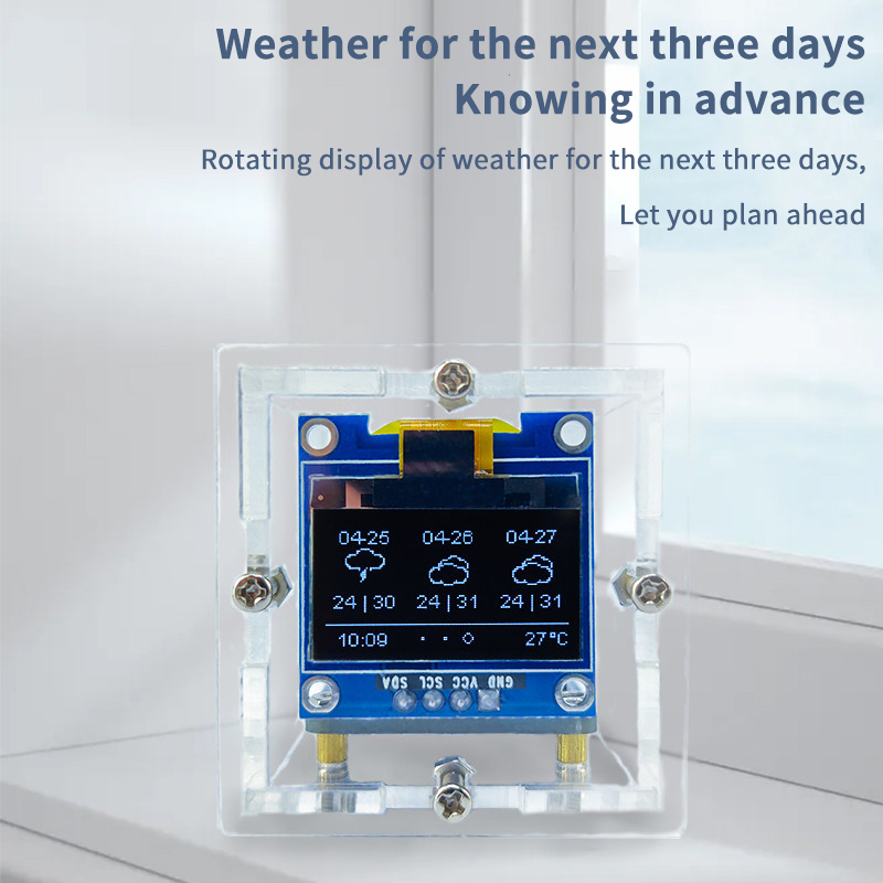 Kit d'horloge météo miniature  - Diy Electronics Project Kit avis et prix