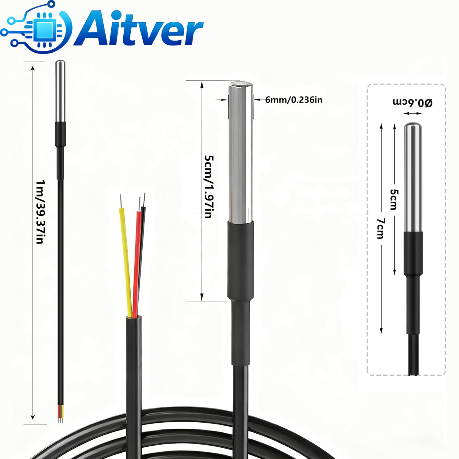 Sonde de capteur de températur - Ds18B20 Temperature Sensor avis et prix