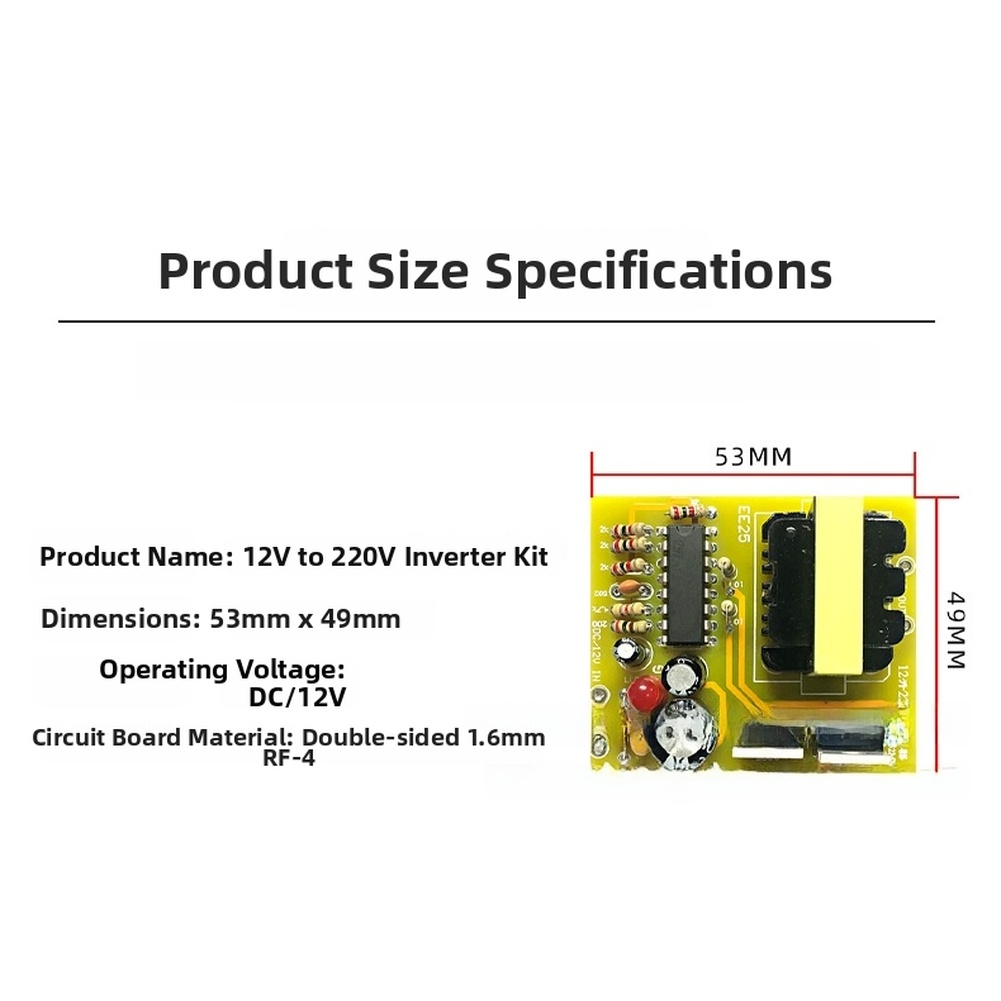 Kit d'onduleur DC 12V vers AC  - Diy Electronics Project Kit avis et prix