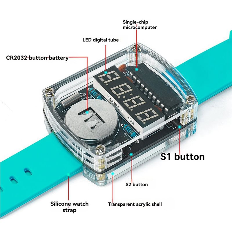 Kit électronique de montre LED - Diy Electronics Project Kit avis et prix