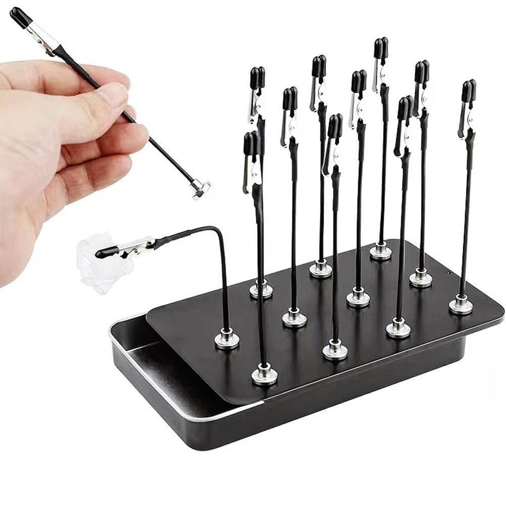 Lot de 12 pinces crocodiles ma - Crocodile Clip Set avis et prix